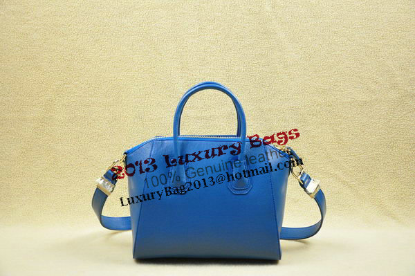 Givenchy Small Antigona Bag Original Leather 1800 Blue Givenchy Small Antigona Bag Original Leather 1800 Blue