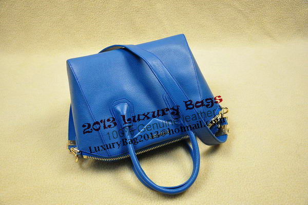 Givenchy Small Antigona Bag Original Leather 1800 Blue Givenchy Small Antigona Bag Original Leather 1800 Blue