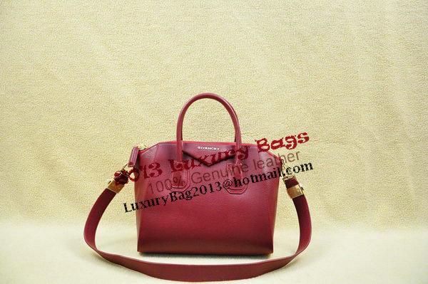 Givenchy Small Antigona Bag Original Leather 1800 Wine Givenchy Small Antigona Bag Original Leather 1800 Wine