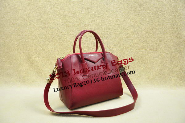 Givenchy Small Antigona Bag Original Leather 1800 Wine Givenchy Small Antigona Bag Original Leather 1800 Wine