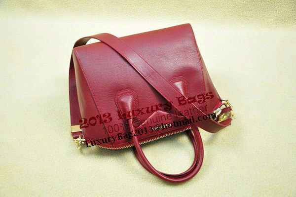 Givenchy Small Antigona Bag Original Leather 1800 Wine Givenchy Small Antigona Bag Original Leather 1800 Wine