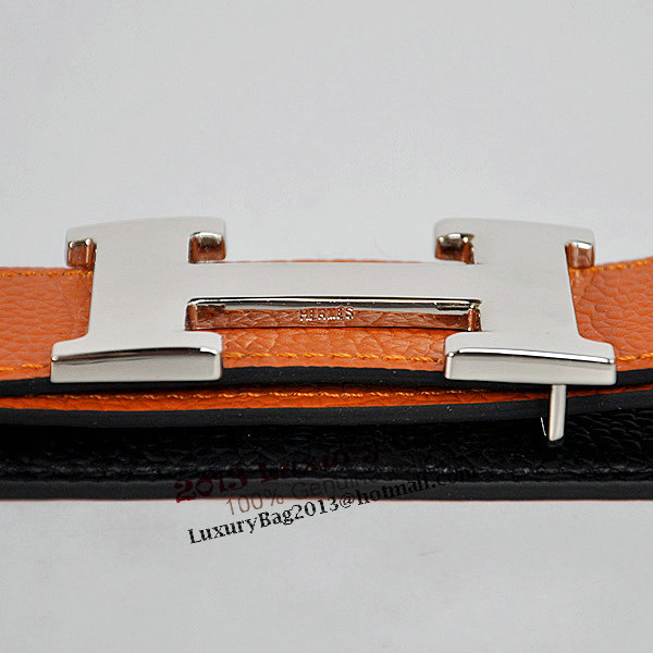 Hermes Black Imported Belt HR1005B Silver Hermes Black Imported Belt HR1005B Silver
