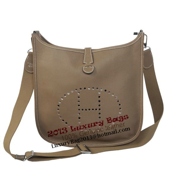 Hermes Evelyne Messenger Bag H1608 Grey Hermes Evelyne Messenger Bag H1608 Grey