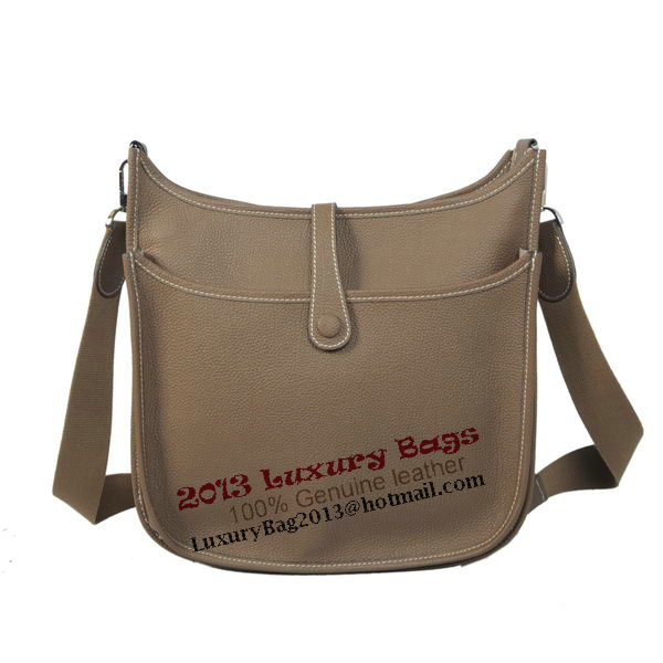 Hermes Evelyne Messenger Bag H1608 Grey Hermes Evelyne Messenger Bag H1608 Grey