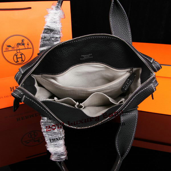 Hermes Original Calf Leather Tote Bag M86682 Black Hermes Original Calf Leather Tote Bag M86682 Black