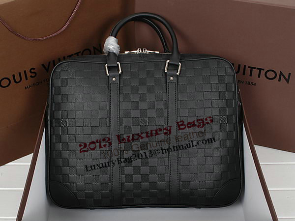 Louis Vuitton Damier Infini Porte-Documents Voyage M95520 Black Louis Vuitton Damier Infini Porte-Documents Voyage M95520 Black