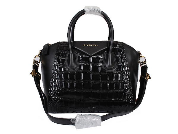 Givenchy Small Antigona Bag in Black Coco Leather 9981S