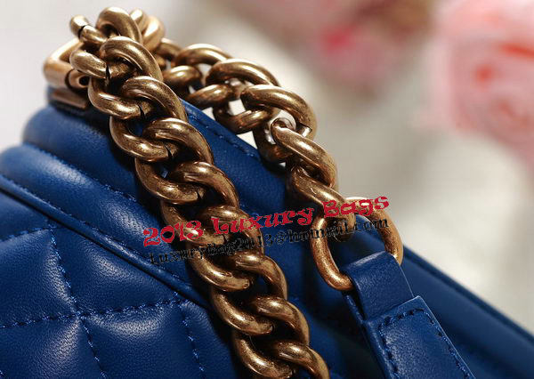 Chanel Boy Flap Shoulder Bag in RoyalBlue Original Leather Gold Chanel Boy Flap Shoulder Bag in RoyalBlue Original Leather Gold