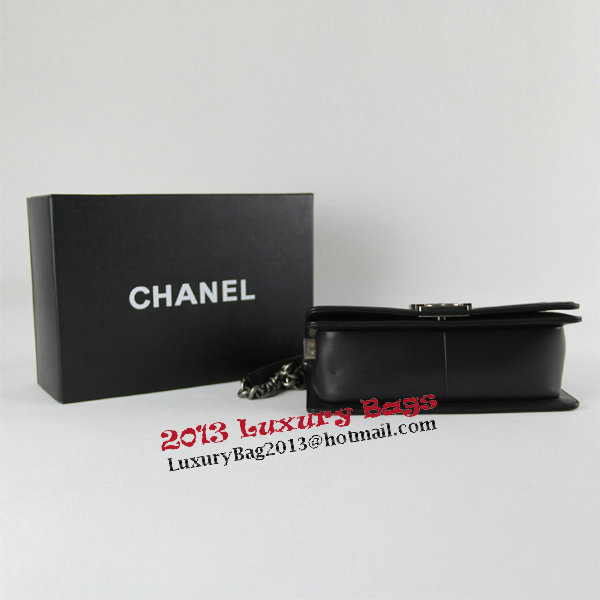 Chanel Boy 2014 Flap Shoulder Bag in Original Sheepskin A67086 Black Chanel Boy 2014 Flap Shoulder Bag in Original Sheepskin A67086 Black