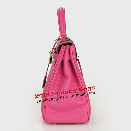 Hermes Kelly 32cm Shoulder Bag Rose Original Leather K32 Gold Hermes Kelly 32cm Shoulder Bag Rose Original Leather K32 Gold