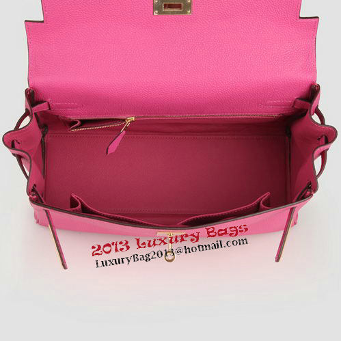 Hermes Kelly 32cm Shoulder Bag Rose Original Leather K32 Gold Hermes Kelly 32cm Shoulder Bag Rose Original Leather K32 Gold