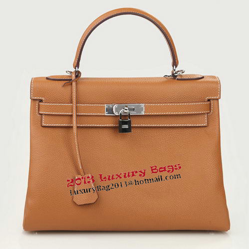 Hermes Kelly 32cm Shoulder Bag Wheat Original Leather K32 Silver Hermes Kelly 32cm Shoulder Bag Wheat Original Leather K32 Silver