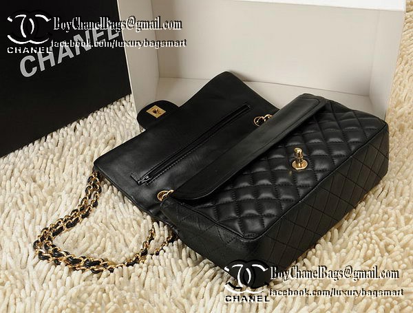 Chanel Classic Flap Bag 2.55 Series Original Leather CHA1112 Black Chanel Classic Flap Bag 2.55 Series Original Leather CHA1112 Black