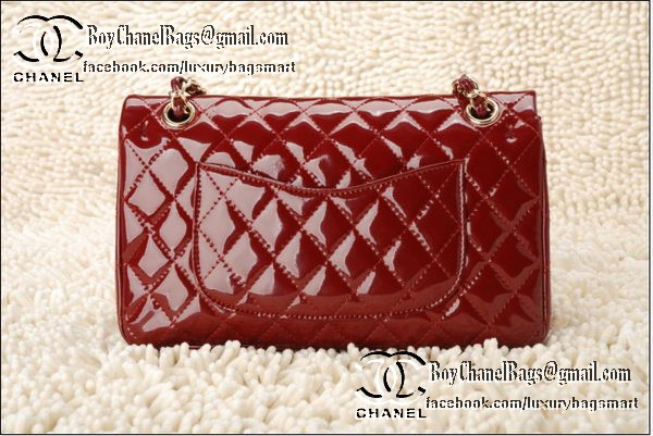 Chanel Classic Flap Bag 2.55 Series Patent Leather CHA1112 Burgundy Chanel Classic Flap Bag 2.55 Series Patent Leather CHA1112 Burgundy