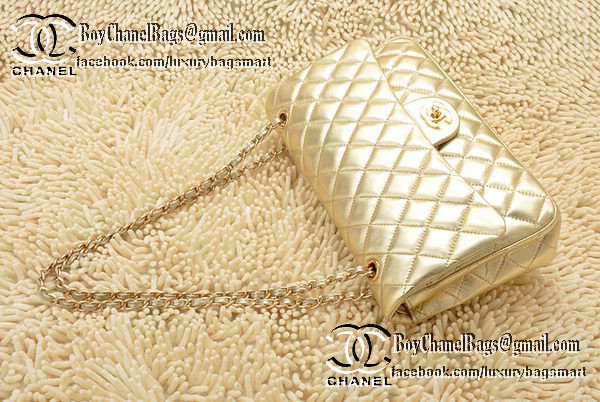 Chanel Classic Flap Bag 2.55 Series Sheepskin Leather CHA1112 Gold Chanel Classic Flap Bag 2.55 Series Sheepskin Leather CHA1112 Gold