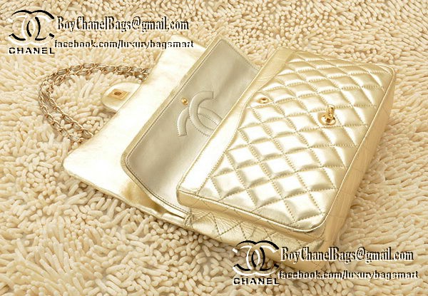 Chanel Classic Flap Bag 2.55 Series Sheepskin Leather CHA1112 Gold Chanel Classic Flap Bag 2.55 Series Sheepskin Leather CHA1112 Gold