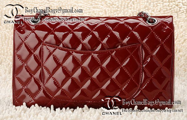 Chanel Classic Flap Bag Patent Leather CHA1113 Burgundy Chanel Classic Flap Bag Patent Leather CHA1113 Burgundy