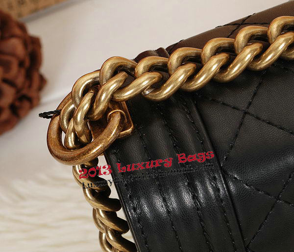 Boy Chanel Flap Shoulder Bag Original Leather CHA68076 Black Boy Chanel Flap Shoulder Bag Original Leather CHA68076 Black