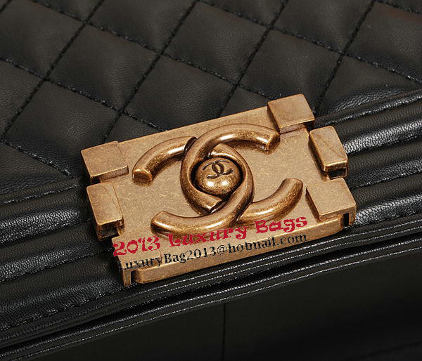 Boy Chanel Flap Shoulder Bag Original Leather CHA68076 Black Boy Chanel Flap Shoulder Bag Original Leather CHA68076 Black