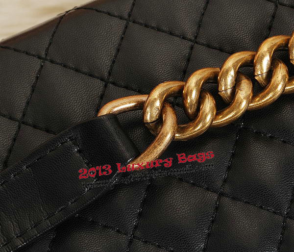 Boy Chanel Flap Shoulder Bag Original Leather CHA68076 Black Boy Chanel Flap Shoulder Bag Original Leather CHA68076 Black