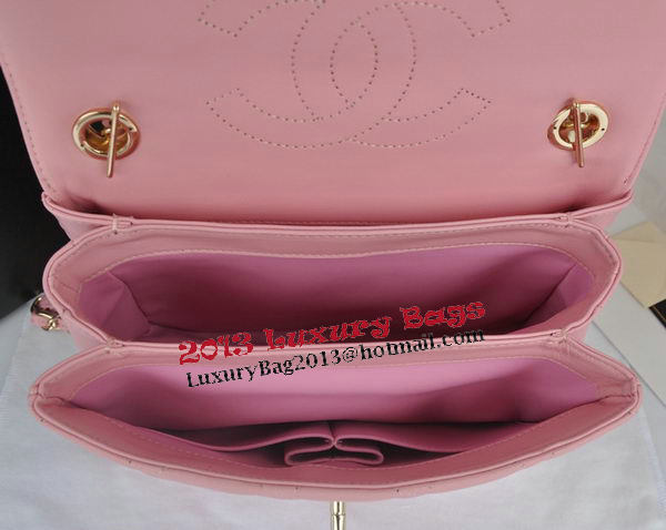 Chanel Classic Top Handle Bag Original Sheepskin Leather CHA92236 Pink Chanel Classic Top Handle Bag Original Sheepskin Leather CHA92236 Pink