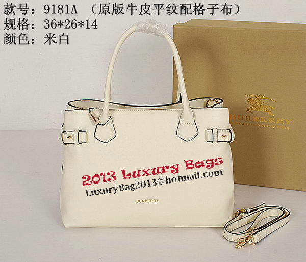 BurBerry Tote Bag Bag in Original Leather 9181A BurBerry Tote Bag Bag in Original Leather 9181A