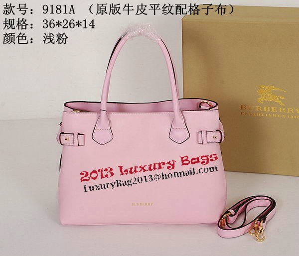 BurBerry Tote Bag Bag in Original Leather 9181A BurBerry Tote Bag Bag in Original Leather 9181A