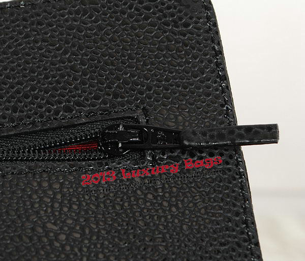 Chanel CHA33814 Original Cannage Leather mini Flap Bag Black