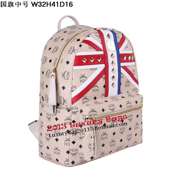 MCM Medium Flag of UK Backpack MC5173 Beige MCM Medium Flag of UK Backpack MC5173 Beige