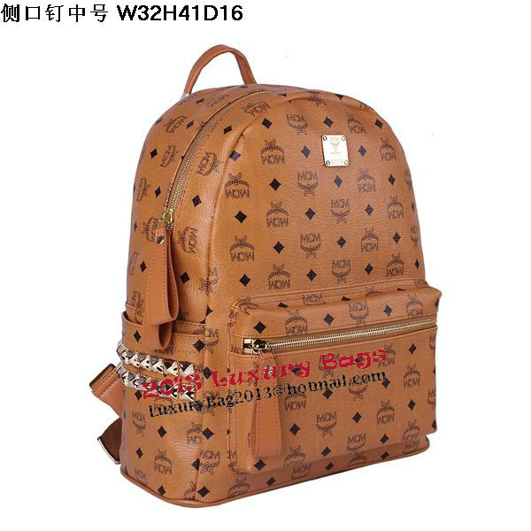 MCM Medium Stark Backpack MC2446 Wheat MCM Medium Stark Backpack MC2446 Wheat