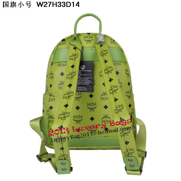 MCM Small Flag of UK Backpack MC5173S Green MCM Small Flag of UK Backpack MC5173S Green