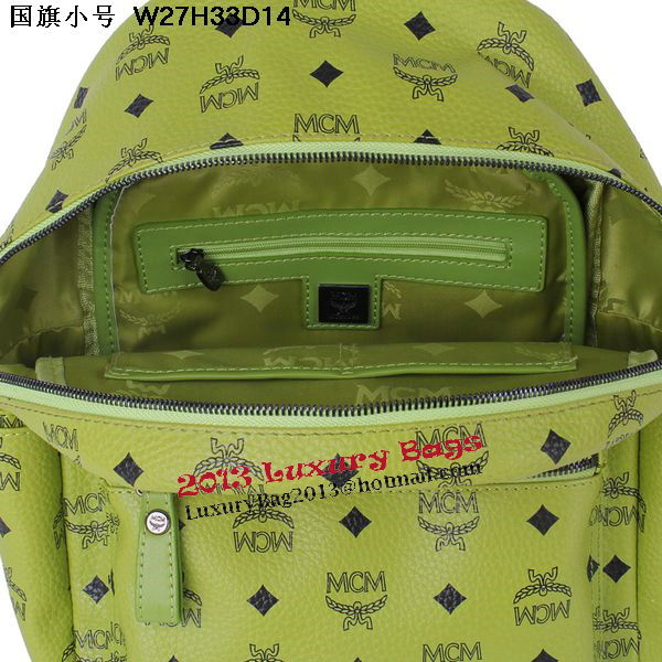 MCM Small Flag of UK Backpack MC5173S Green MCM Small Flag of UK Backpack MC5173S Green