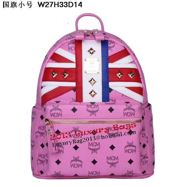 MCM Small Flag of UK Backpack MC5173S Rosy MCM Small Flag of UK Backpack MC5173S Rosy