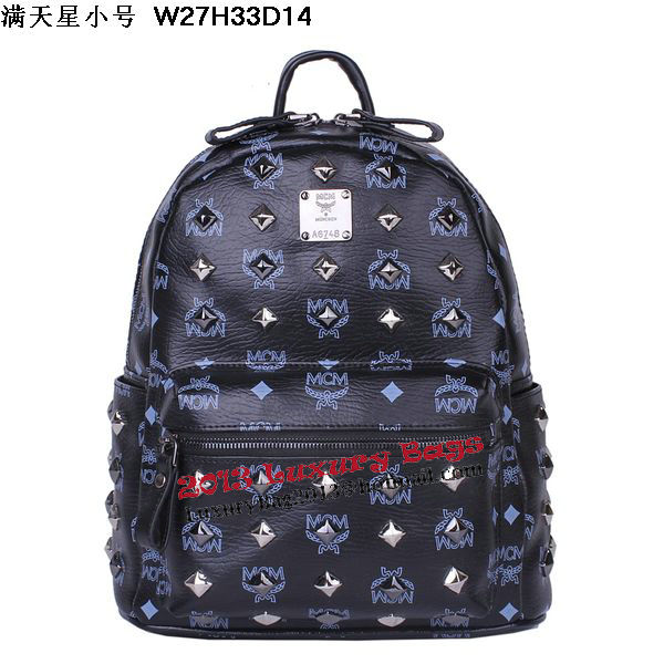 MCM Stark Studded Small Backpack MC2089S Black MCM Stark Studded Small Backpack MC2089S Black