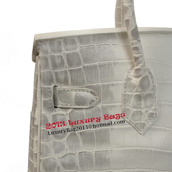 Hermes Birkin 30CM Tote Bags OffWhite Croco Leather Gold Hermes Birkin 30CM Tote Bags OffWhite Croco Leather Gold