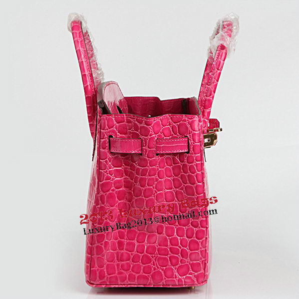 Hermes Birkin 30CM Tote Bags Peach Croco Leather Gold Hermes Birkin 30CM Tote Bags Peach Croco Leather Gold