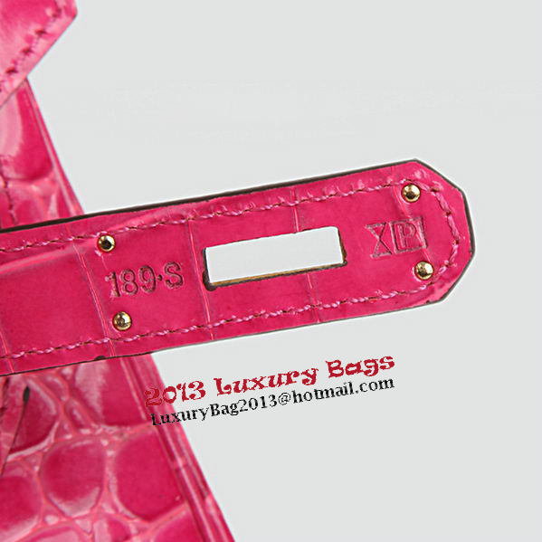 Hermes Birkin 30CM Tote Bags Peach Croco Leather Gold Hermes Birkin 30CM Tote Bags Peach Croco Leather Gold