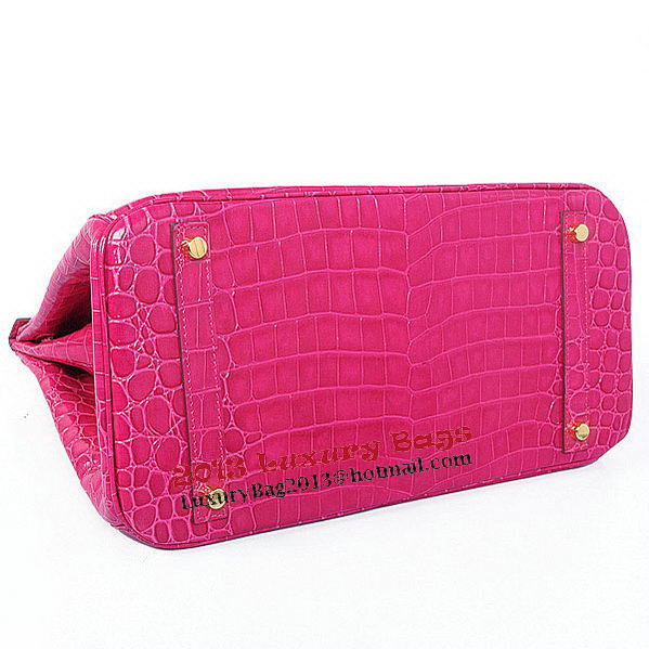 Hermes Birkin 35CM Tote Bag Peach Iridescent Croco Leather Gold Hermes Birkin 35CM Tote Bag Peach Iridescent Croco Leather Gold