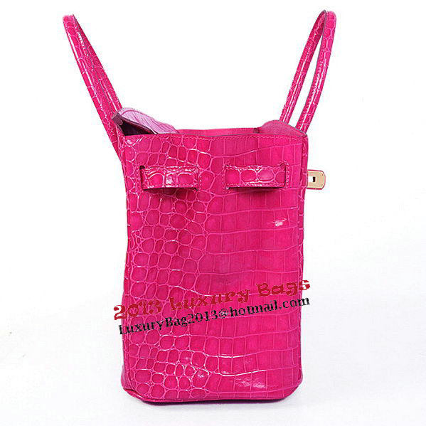 Hermes Birkin 35CM Tote Bag Peach Iridescent Croco Leather Gold Hermes Birkin 35CM Tote Bag Peach Iridescent Croco Leather Gold