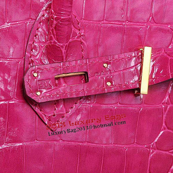 Hermes Birkin 35CM Tote Bag Peach Iridescent Croco Leather Gold Hermes Birkin 35CM Tote Bag Peach Iridescent Croco Leather Gold