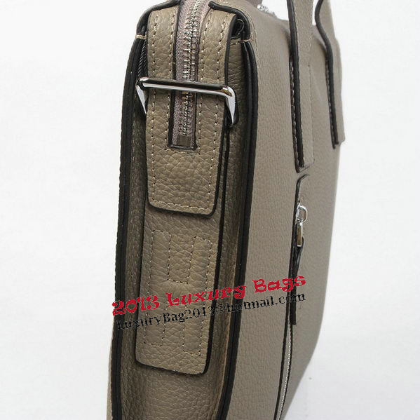 Hermes Briefcase Original Grainy Leather H8813 Grey Hermes Briefcase Original Grainy Leather H8813 Grey