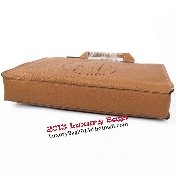 Hermes Briefcase Original Grainy Leather H8813 Wheat Hermes Briefcase Original Grainy Leather H8813 Wheat