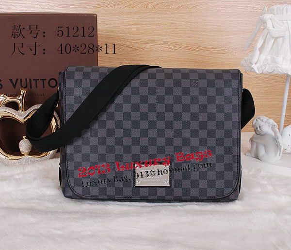 Louis Vuitton Damier Graphite Canvas Brooklyn GM N51212 Louis Vuitton Damier Graphite Canvas Brooklyn GM N51212