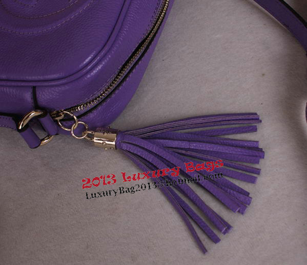 Gucci Soho Calfskin Leather Disco Bag 308364 Violet Gucci Soho Calfskin Leather Disco Bag 308364 Violet