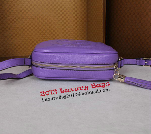 Gucci Soho Calfskin Leather Disco Bag 308364 Violet Gucci Soho Calfskin Leather Disco Bag 308364 Violet