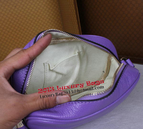 Gucci Soho Calfskin Leather Disco Bag 308364 Violet Gucci Soho Calfskin Leather Disco Bag 308364 Violet