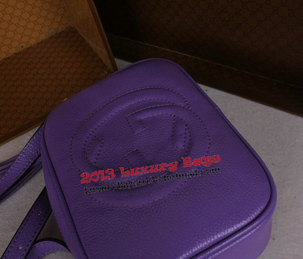 Gucci Soho Calfskin Leather Disco Bag 308364 Violet Gucci Soho Calfskin Leather Disco Bag 308364 Violet