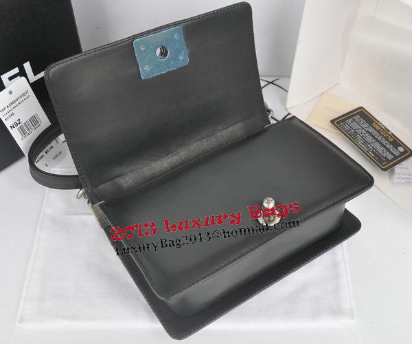 Chanel Boy Flap Shoulder Bag Black Original Lambskin Leather CHA67085 Silver Chanel Boy Flap Shoulder Bag Black Original Lambskin Leather CHA67085 Silver