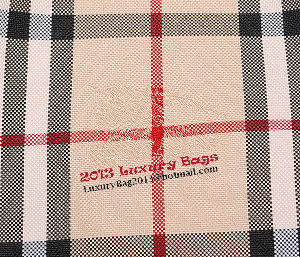 BurBerry Small Haymarket Check Tote Bag B3711 Black BurBerry Small Haymarket Check Tote Bag B3711 Black