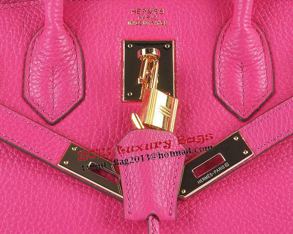 Hermes Birkin 30CM Tote Bags Light Rosy Grainy Leather Gold Hermes Birkin 30CM Tote Bags Light Rosy Grainy Leather Gold